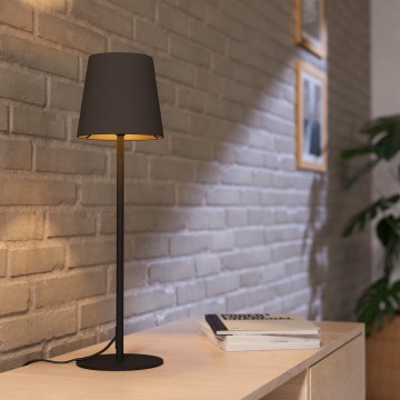 Eglo - Tischlampe 1xE14/40W/230V schwarz/braun