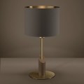 Eglo - Tischleuchte 1xE27/40W/230V braun/golden