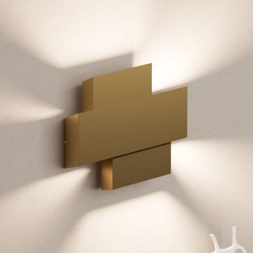 Eglo - Wandleuchte 1xE27/40W/230V gold