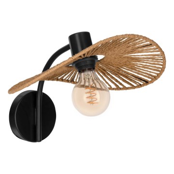 Eglo - Wandleuchte 1xE27/42W/230V braun/schwarz