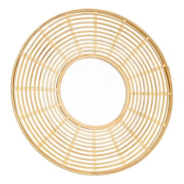 Eglo - Wandspiegel Ø 55 cm Bambus