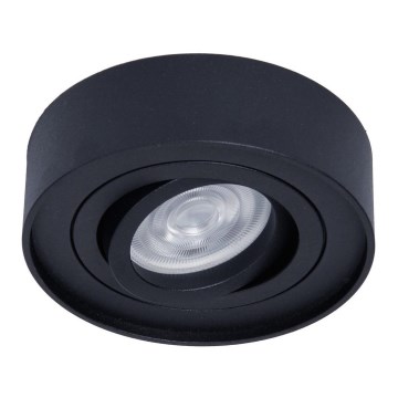 Einbau-Spotleuchte NUSA 1xGU5,3/MR16/50W/12V rund schwarz