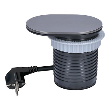 Einbau-Steckdose 1Z + USB A+C