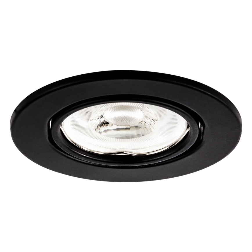 Einbauleuchte 1x GU10/MR16, 10 W, 230 V, Ø 9 cm, schwarz