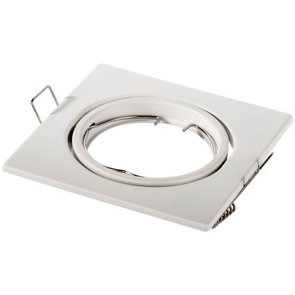 Einbauleuchte 1xGU10/MR16/10W/230V 9x9 cm weiß