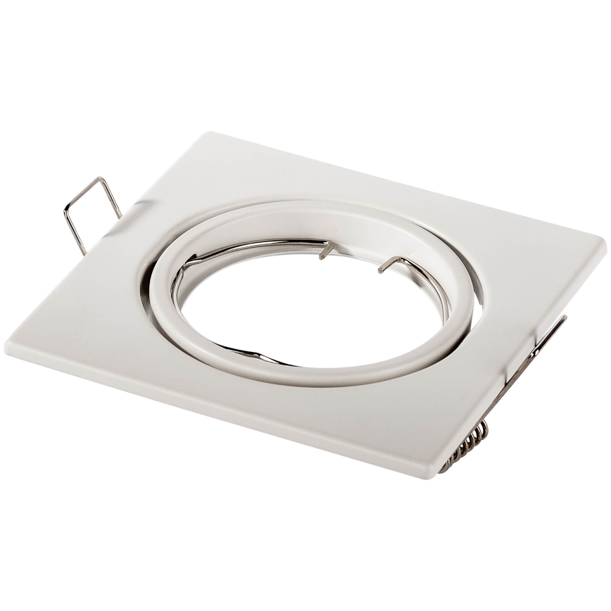 Einbauleuchte 1xGU10/MR16/10W/230V 9x9 cm weiß