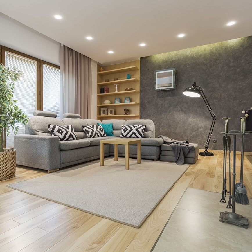 Einbauleuchte GU10 Ø 9 cm Weiß