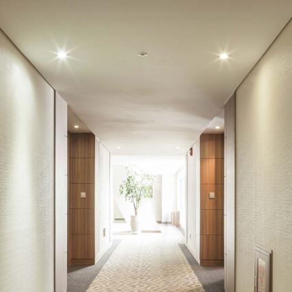 Einbauleuchte GU10 Ø 9 cm Weiß