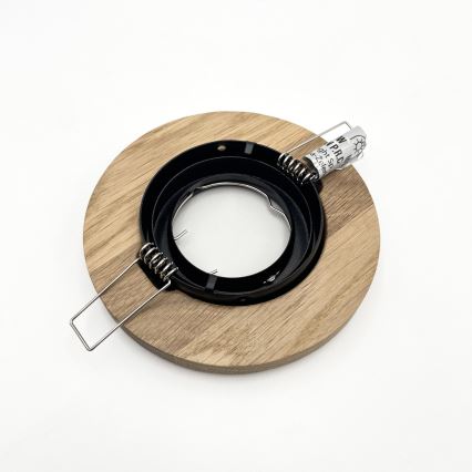 Einbauleuchte TOBBY 1xG9/20W/230V d 11,5 cm Eiche/schwarz