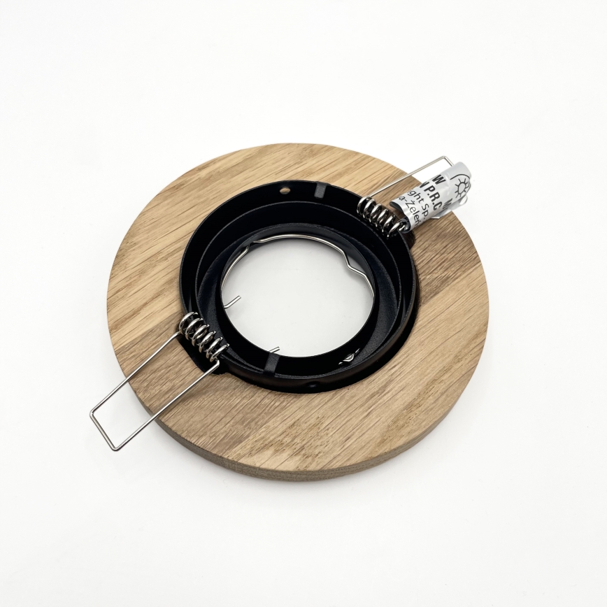 Einbauleuchte TOBBY 1xG9/20W/230V d 11,5 cm Eiche/schwarz