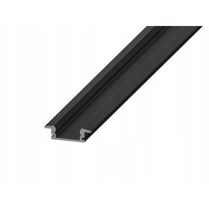 Einbauprofil für LED-Streifen 1 m, schwarz/weiß