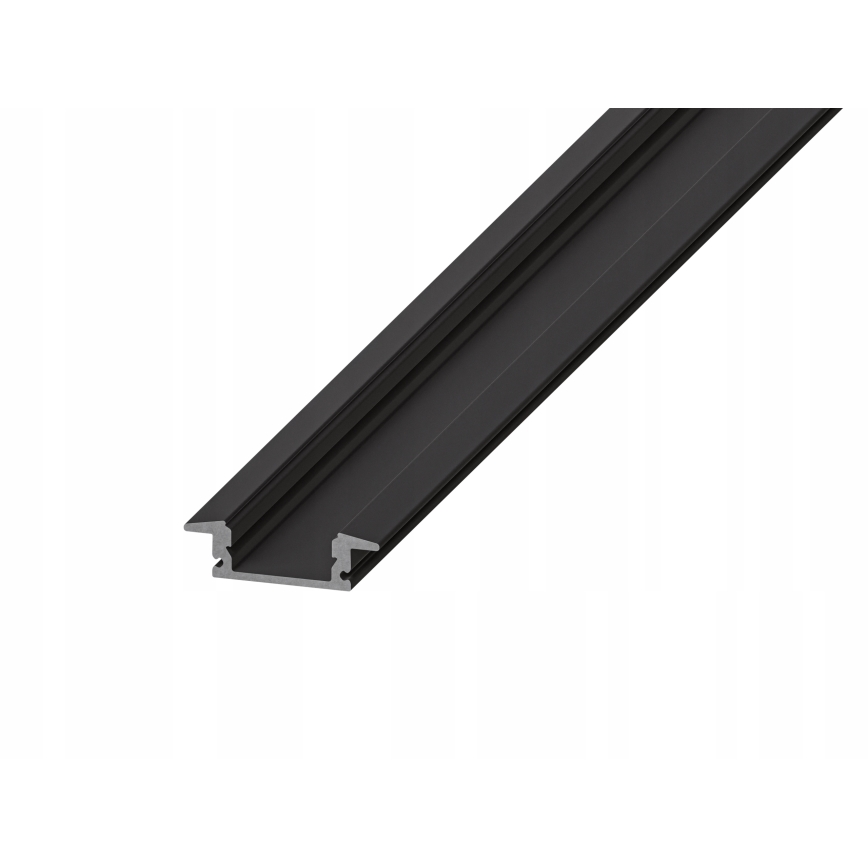 Einbauprofil für LED-Streifen 1 m, schwarz/weiß