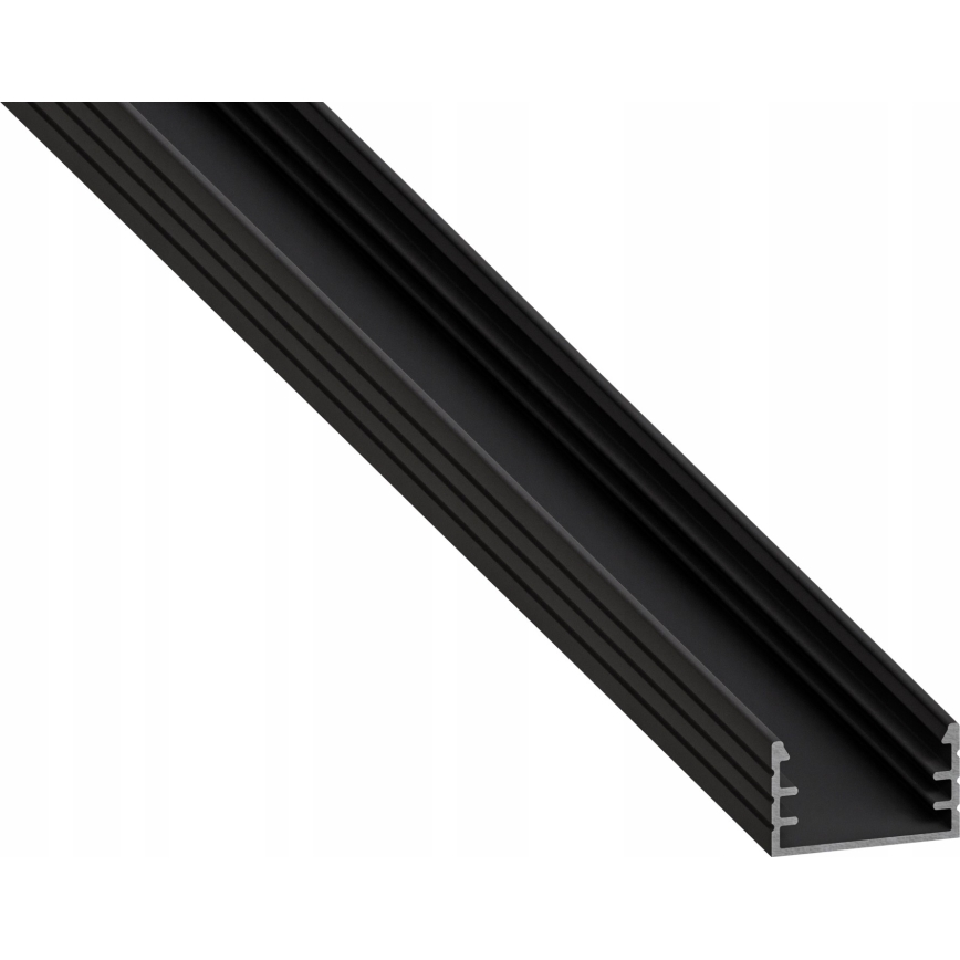 Einbauprofil für LED-Streifen, 1 m, schwarz/weiß