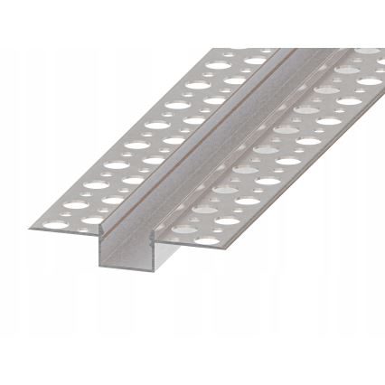 Einbauprofil für LED-Streifen, 1 m, silber/weiß