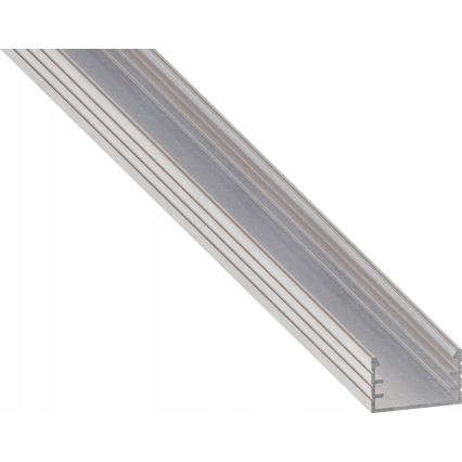Einbauprofil für LED-Streifen 1 m silber/weiß
