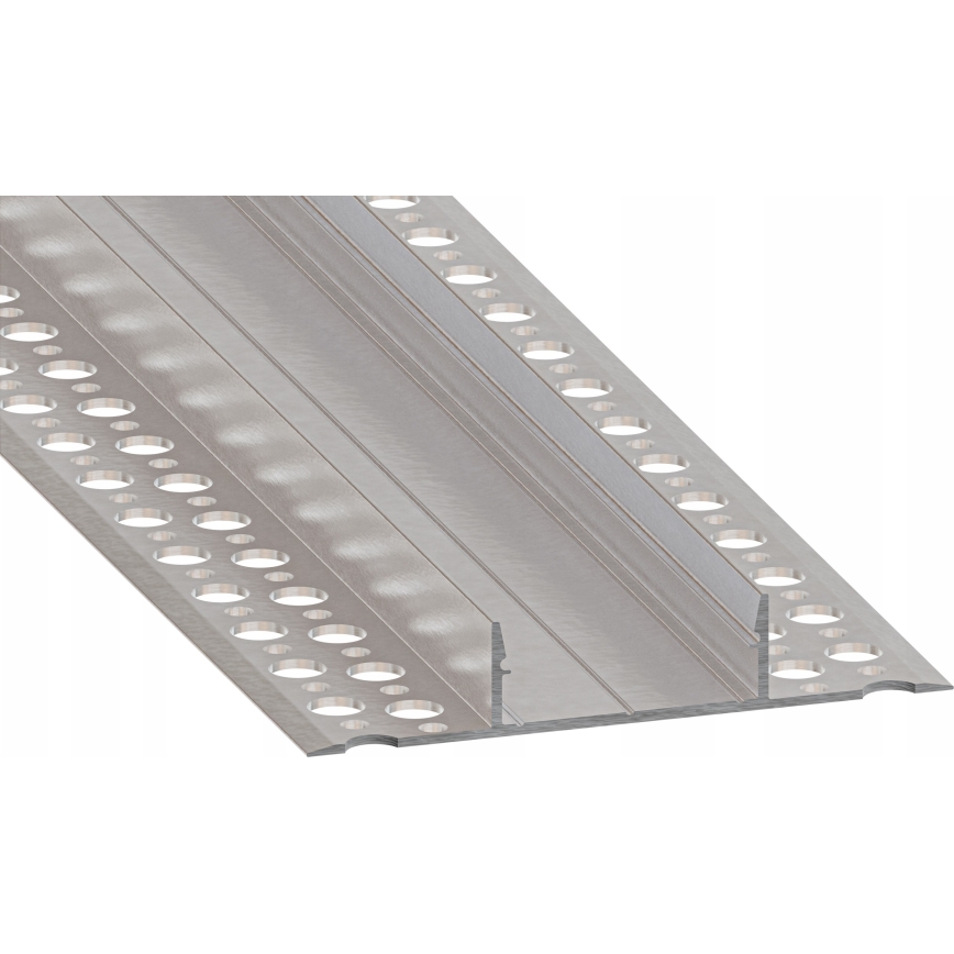 Einbauprofil für LED-Streifen 1 m silber/weiß