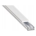 Einbauprofil für LED-Streifen, 1 m, silber/weiß
