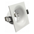 Einbaurahmen für Einbaustrahler GU10 8,6x8,6 cm weiß
