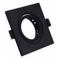 Einbaurahmen für GU10-Einbauleuchte 9x9 cm schwarz