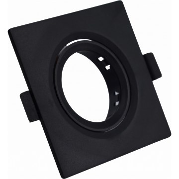 Einbaurahmen für GU10-Einbauleuchte 9x9 cm schwarz