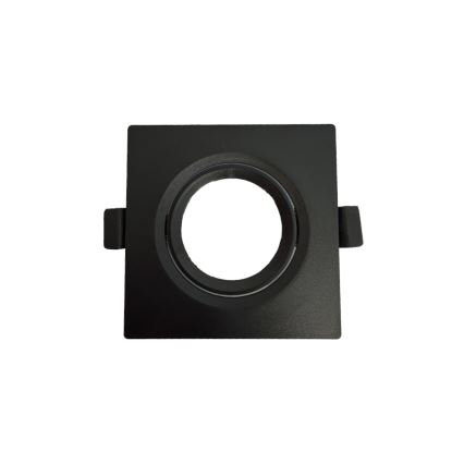 Einbaurahmen für GU10-Einbauleuchte 9x9 cm schwarz