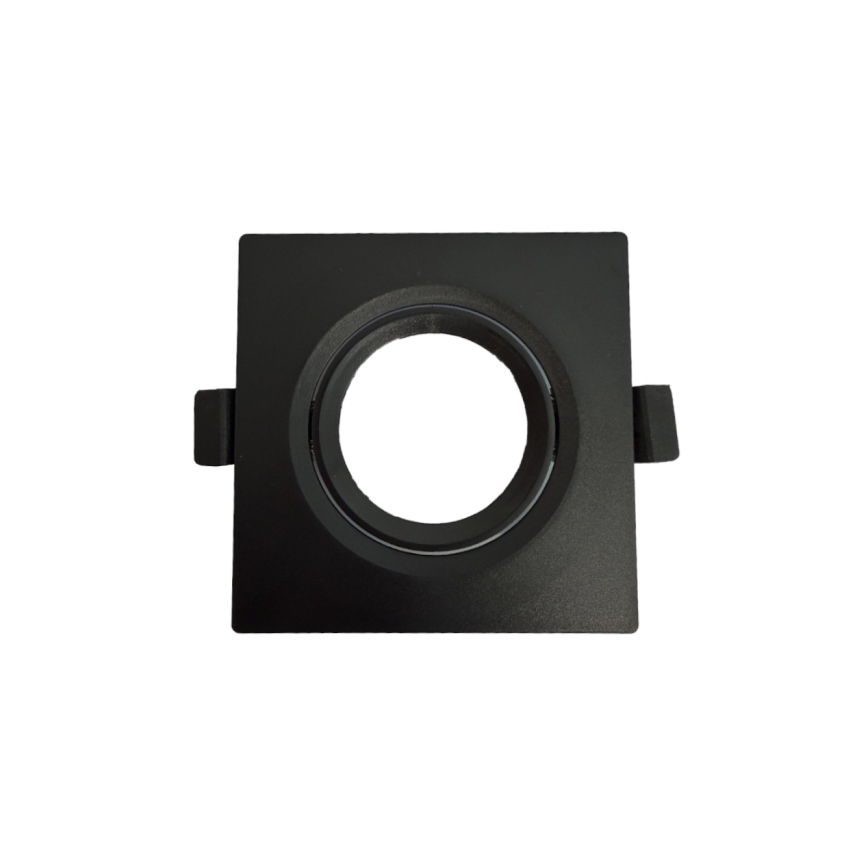 Einbaurahmen für GU10-Einbauleuchte 9x9 cm schwarz