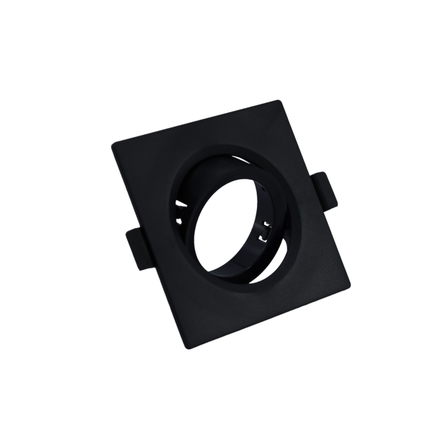 Einbaurahmen für GU10-Einbauleuchte 9x9 cm schwarz