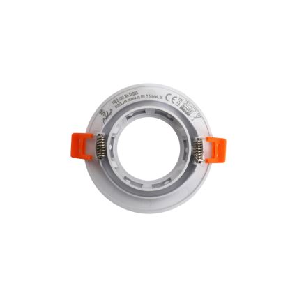 Einbaurahmen für GU10-Einbaustrahler Ø 9 cm, weiß