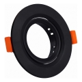 Einbauring für Einbauleuchte GU10, Ø 9 cm, schwarz