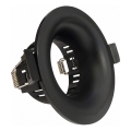 Einbauring für GU10-Einbauleuchte, Ø 8,6 cm, schwarz