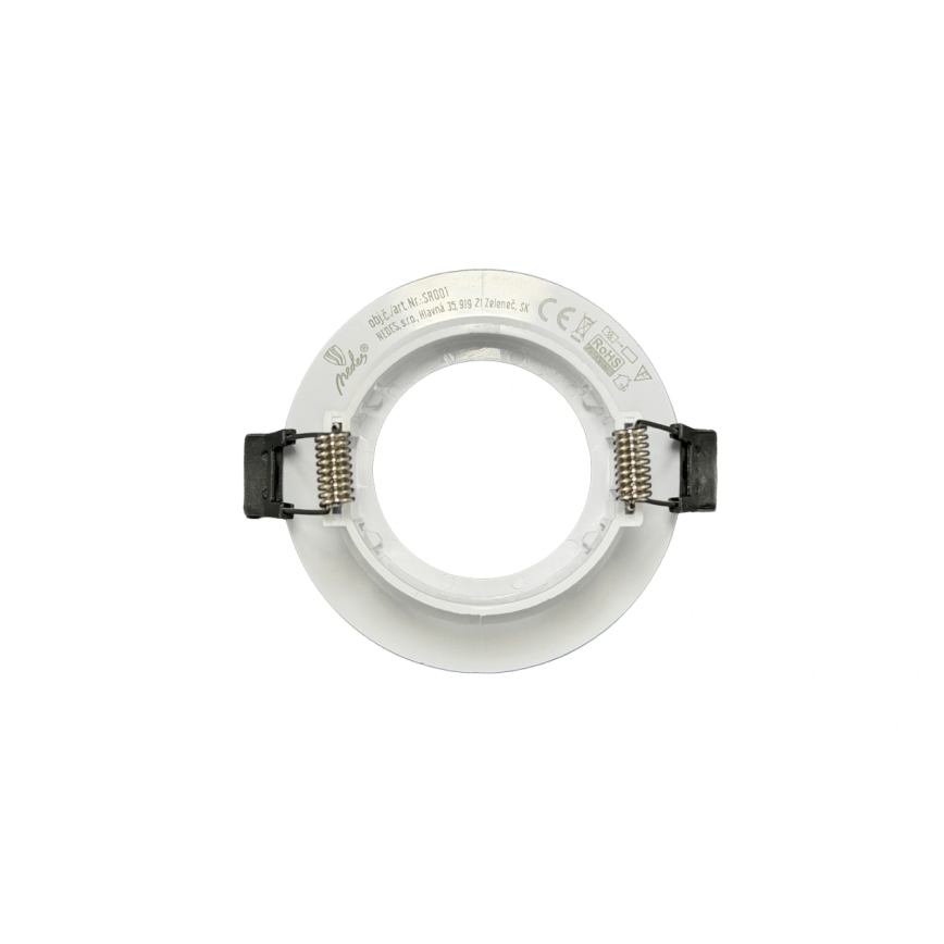 Einbauring für GU10‑Einbauleuchten, Ø 8,6 cm, weiß