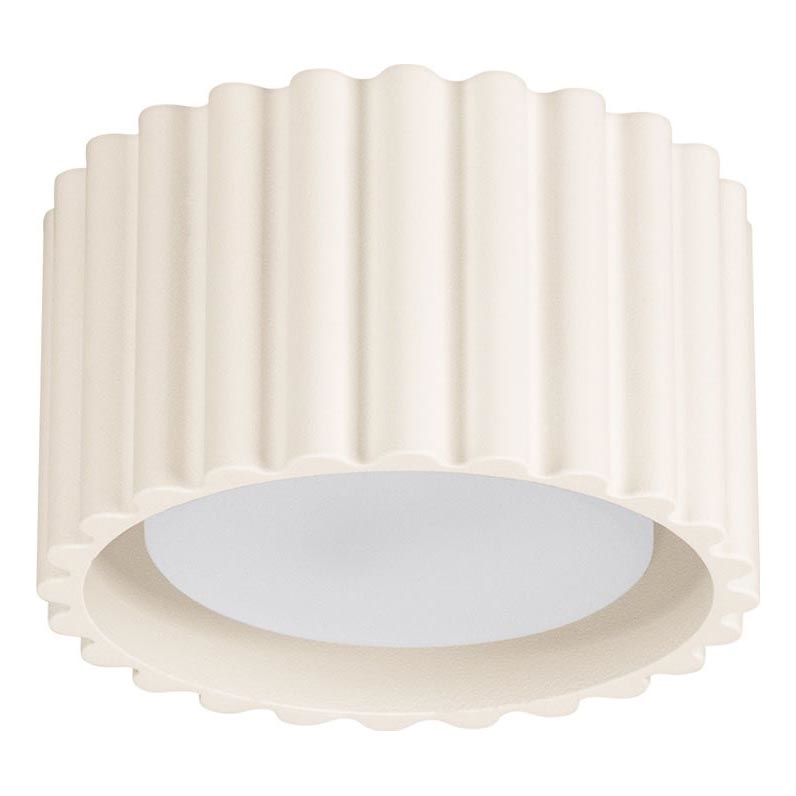 Einbaustrahler AURA 1xGX53/10W/230V 6 cm cremefarben