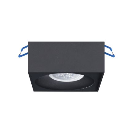 Einbaustrahler BALI 1xGU5,3/MR16/25W/12V Quadrat schwarz
