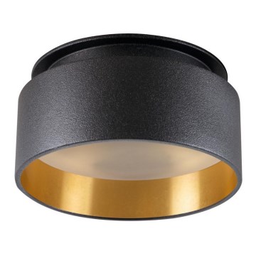Einbaustrahler GOVIK GU10/10W schwarz/golden