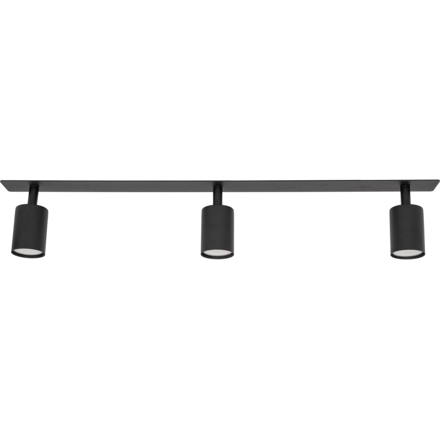 Einbaustrahler NEX 3xGU10/10W/230V schwarz