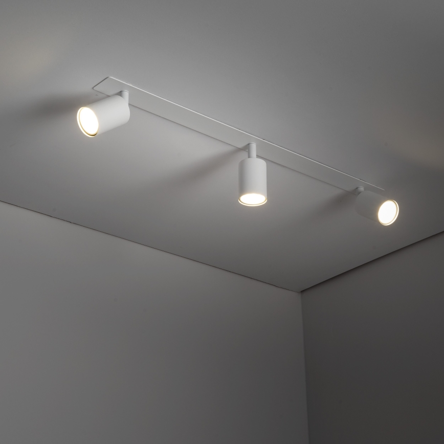 Einbaustrahler NEX 3xGU10/10W/230V weiß