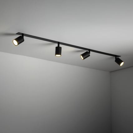 Einbaustrahler NEX 4xGU10/10W/230V schwarz