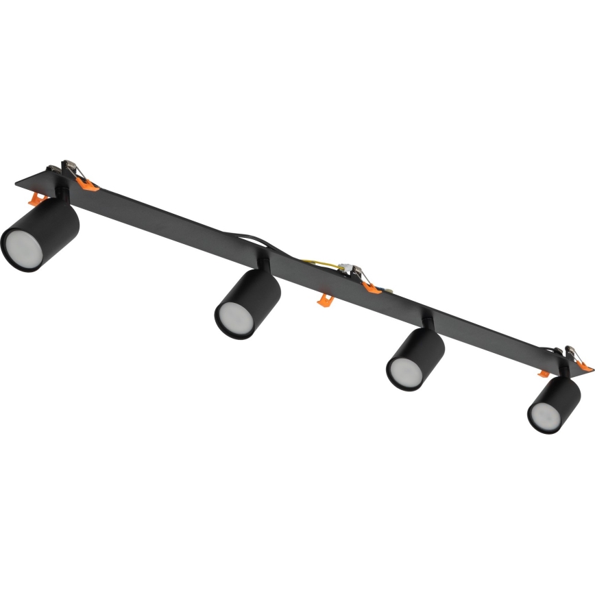 Einbaustrahler NEX 4xGU10/10W/230V schwarz