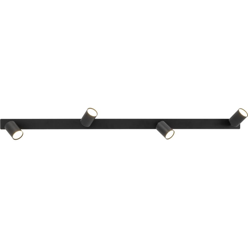 Einbaustrahler NEX 4xGU10/10W/230V schwarz