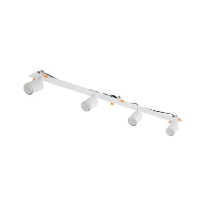 Einbaustrahler NEX 4xGU10/10W/230V weiß