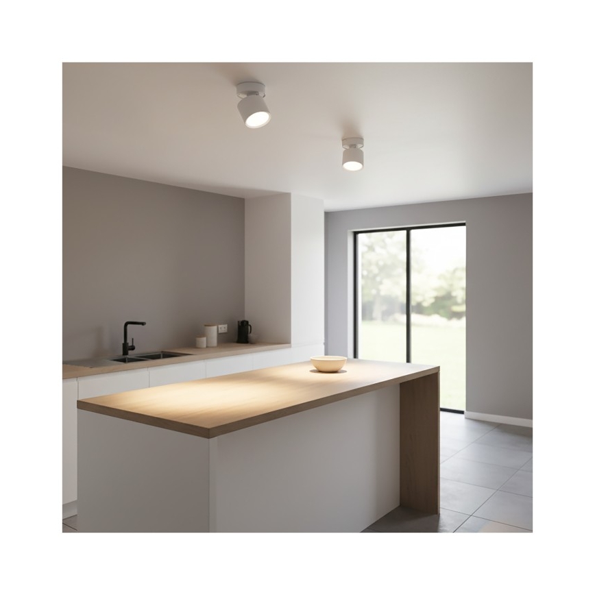 Einbaustrahler OH12F 1xGX53/35W/230V 8,5 cm weiß