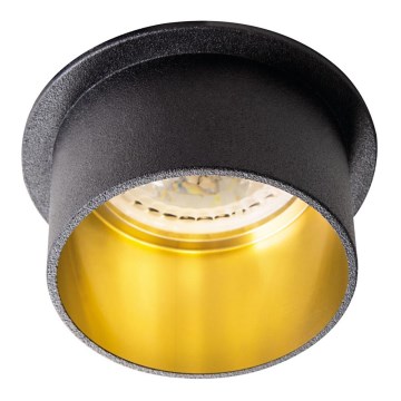 Einbaustrahler SPAG GU10/35W schwarz/golden
