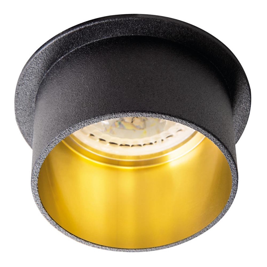 Einbaustrahler SPAG GU10/35W schwarz/golden