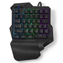 Einhand-Gaming-Tastatur LED RGB 5V