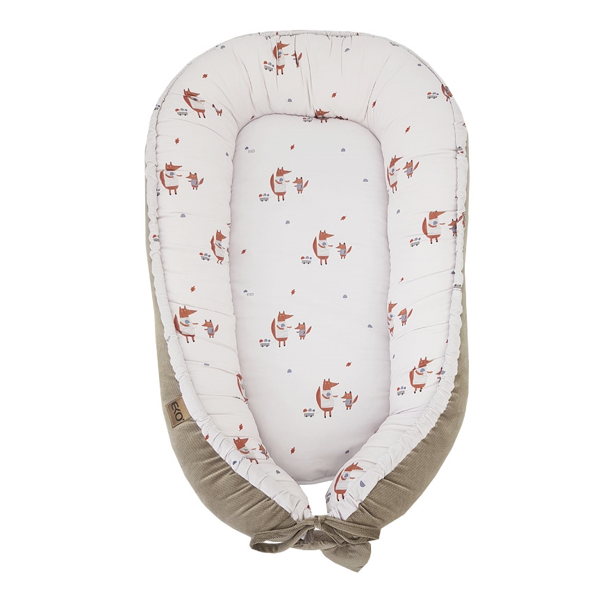 EKO – Babynest aus Baumwolle FOX 90x60 cm