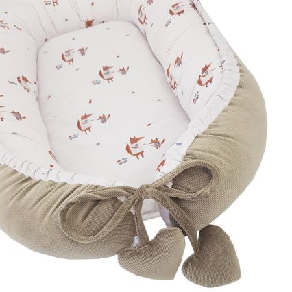 EKO – Babynest aus Baumwolle FOX 90x60 cm