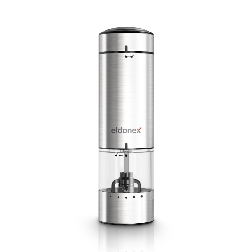 ELDONEX EPG-1100-SL - Elektrische Salz-/Pfeffermühle matt Chrom