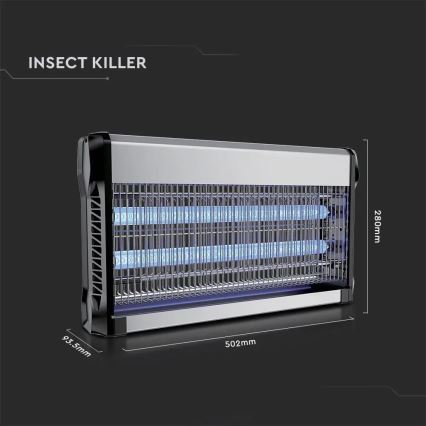 Elektrischer Insektenfänger 2x15W/230V für 100 m²