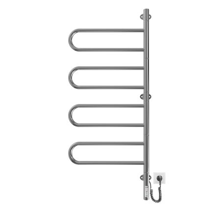 Elektrischer schwenkbarer Handtuchwärmer TRISTAR 105W/230V 100x44,5cm IP44 Edelstahl/Hochglanzchrom