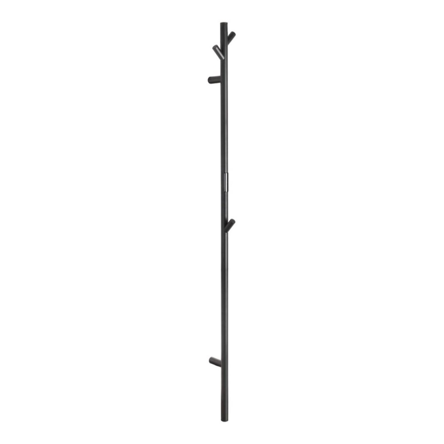 Elektrischer Handtuchheizkörper 172 cm schwarz